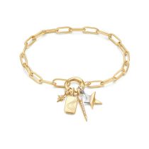 Ania Haie BST048-09 Conjunto de pulsera Guiding Star + 4 colgantes