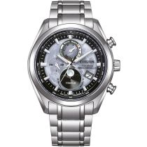 Citizen BY1010-81H Eco-Drive Fase lunar Titanium Reloj radio Reloj Hombre