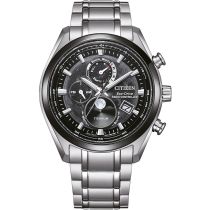Citizen BY1018-80E Eco-Drive Fase lunar Titanium Reloj radio Reloj Hombre