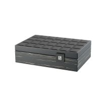 Paul Design 20111 Collector Caja de relojes [10] Black Shadow