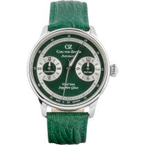 Carl von Zeyten CVZ0086GRS Reloj Hombre Schönmünzach Automático GMT Edición Limitada 43mm 3ATM 