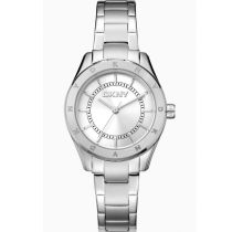 DKNY DK1L018M0015 Reloj Mujer Chambers Sport Plata 30mm 5ATM