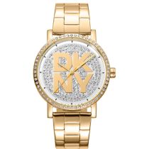 DKNY DK1L035M0215 Reloj Mujer Soho Logo oro 36mm 5ATM