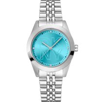 DKNY DK1L060M0035 Reloj Mujer Parsons Logo Plata 32mm 5ATM