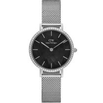 Daniel Wellington DW00100661 Reloj Mujer Petite Lumine Bezel Sterling Black 28mm 3ATM 