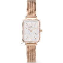 Daniel Wellington DW00100748 Reloj Mujer Quadro Charm Bezel 26mm 3ATM