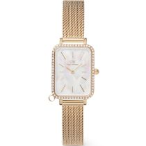 Daniel Wellington DW00100749 Reloj Mujer Quadro Charm Bezel 26mm 3ATM