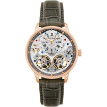 Thomas Earnshaw ES-8273-07 Brewster Double Barrel Automatico 42mm Reloj Hombre