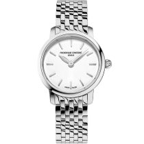 Frederique Constant FC-200S6B Reloj Mujer Clásicos Slimline Mujeres Mini Plata 25mm 3ATM