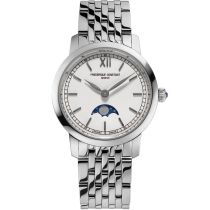 Frederique Constant FC-206SW1S6B Reloj Mujer Clásico Slimline Fase Lunar 30mm 3ATM 