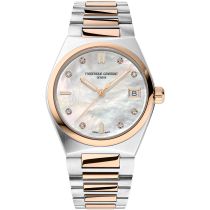 Frederique Constant FC-240MPWD2NH22B Reloj Mujer Highlife Ladies Quartz 8 Diamantes Set 31mm 5ATM 
