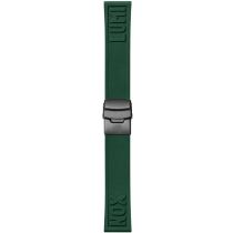 Luminox FP2406.61B Pulsera de caucho [24 mm] verde oscuro / IP-Black