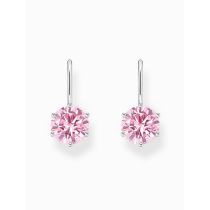 Thomas Sabo H2287-051-9 Pendientes de plata con circonita rosa para mujer