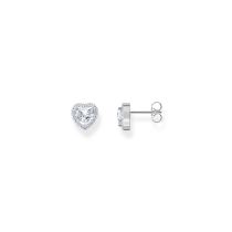 Thomas Sabo H2305-051-14 Pendientes de plata con halo en forma de corazón 9,0 mm talla femenina