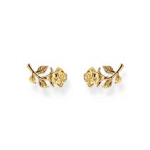 Thomas Sabo H2314-413-39 Pendientes chapados en oro Roses Romance Mujeres