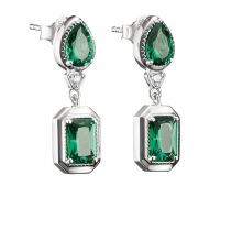 Thomas Sabo H2334-166-6 Pendientes de botón Octágono Elyndra 25,0 mm Mujer