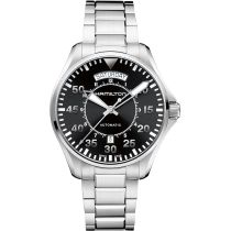 Hamilton H64615135 Reloj Hombre Khaki Aviation Pilot Day Date Automático 42mm 10ATM