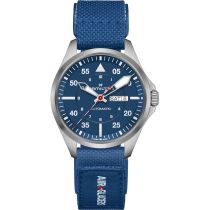 Hamilton H64655941 Reloj Hombre Khaki Aviation Pilot Automático Air-Glaciers Edition 42mm 10ATM