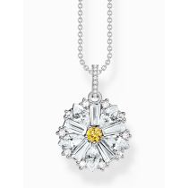 Thomas Sabo KE2086-051-4-L45V Cadena con flores Colgante Plata Señoras