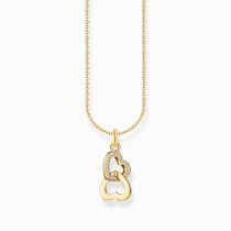 Thomas Sabo KE2267-414-14-L45V Collar dorado con corazones entrelazados Señoras