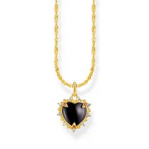 Thomas Sabo KE2297-995-11-L45V Cadena chapada en oro con colgante Romance Corazón Mujeres