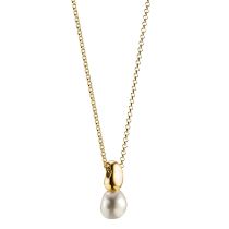 Thomas Sabo KE2318-430-14-L45V Collar con Perlen-Colgante Natural Beauty chapado en Oro Mujer