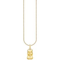 Thomas Sabo KE2325-413-39-L50V Collar con Haribo Oso de Oro Colgante chapado en Oro Mujer