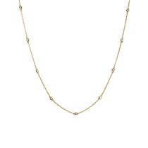 Thomas Sabo KE2340-414-14-L50V Collar Zirconias blancas Chapado en oro Mujer