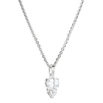 Thomas Sabo KE2363-051-14-L45V Collar Ovalada Corazón Plata Mujer