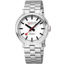 Mondaine MST.4161B.SJ Reloj Hombre SBB Original Automático 41mm 3ATM
