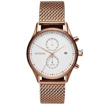 MVMT D-MV01-RGM Voyager White rosa Reloj Hombre 42mm 10ATM