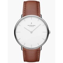 Nordgreen NR40SILEBRXX Reloj Hombre Native 40mm 3ATM 