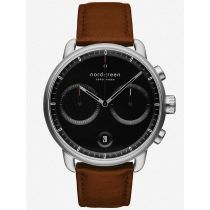 Nordgreen PI42SILEBRBL Reloj Hombre Pioneer Cronógrafo 42mm 10ATM 