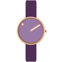 Picto 43303-3512R Reloj Mujer Violet Glow Silicone 30mm 5ATM 