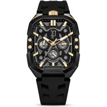 Police PEWGO0092204-Conjunto Reloj Hombre Bullhead Cronógrafo Conjunto 43mm 5ATM
