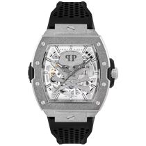 Philipp Plein PWJFA0925 Reloj Hombre The $keleton Frosted Automático 44mm 5ATM 