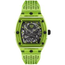 Philipp Plein PWPTA0124 Automático Reloj Hombre The $keleton Crystal 44mm 5ATM
