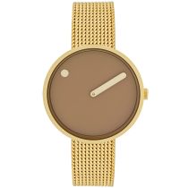 Picto 34002-0914G Cappuccino Brown 34mm 5ATM
