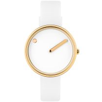 Picto 43320-0212G Reloj Mujer White Silicone 30mm 5ATM 