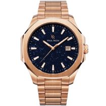 Paul Rich PR-46698 Reloj Hombre Mercer Aventurine Rose Gold Blue 40,5 mm 5ATM 