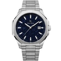 Paul Rich PR-46697 Reloj Hombre Mercer Aventurine Silver Blue 40,5 mm 5ATM  