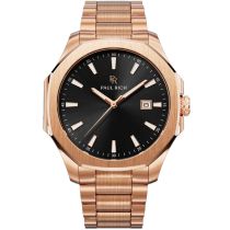 Paul Rich PR-46702 Reloj Hombre Mercer Regent Rose Gold Black 40,5 mm 5ATM 