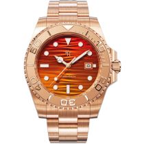 Paul Rich PR-46711 Reloj Hombre Crystal Bay Sunset Beach Rose Gold Orange 40mm 5ATM 