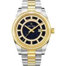 Paul Rich PR-47457 Reloj Hombre Crown Legacy Silver Gold Aventurine Blue 40mm 5ATM