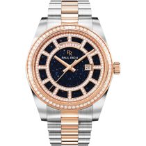 Paul Rich PR-47456 Reloj Hombre Crown Legacy Silver Rose Gold Aventurine Blue 40mm 5ATM