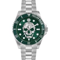 Philipp Plein PWOAA0622 The $kull Diver 44mm Reloj Hombre 10ATM