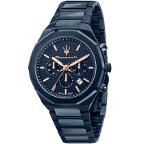 Maserati R8873642008 Stile Crono 45mm Reloj Hombre 10ATM