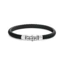 Rebel & Rose Pulsera Half Round Braided RR-L0133-S-L+ Hombre