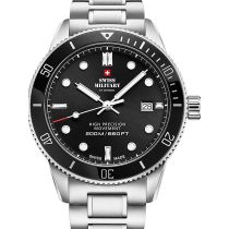 Swiss Military SM34088.01 Diver Cuarzo 42mm Reloj Hombre 20ATM