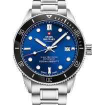 Swiss Military SM34088.02 Diver Cuarzo 42mm Reloj Hombre 20ATM